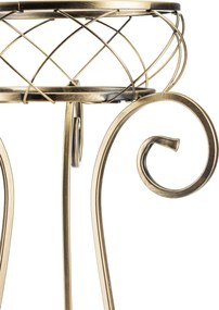STOJAN NA KVETINÁČ FIORINA 96X47,5 CM ZLATÁ