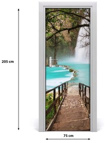 Fototapeta na dvere vodopád Mexiko 75x205 cm