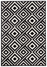 Čierno-biely koberec Zala Living Art, 140 × 200 cm