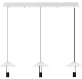 LED čierny dizajnový luster Anafi 200