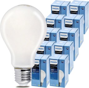 10x LED žiarovka E27 PHILIPS 17,5W 2452lm 2700k Corepro Premium A67