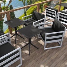 SKY FOLDING 60 sklopný záhradný stôl black