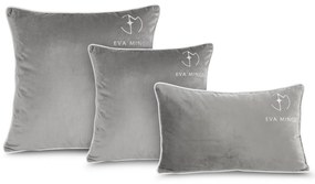 DEKORAČNÁ OBLIEČKA NA VANKÚŠ EVA MINGE MS9 45X45 CM STRIEBORNÁ