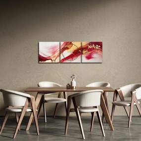 Obraz - Abstrakcia (s hodinami) (90x30 cm)