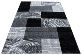 Ayyildiz Kusový koberec PARMA 9220, Čierna Rozmer koberca: 80 x 300 cm