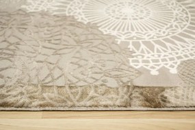 Koberec Oriental 4475 grey / vizon rozety