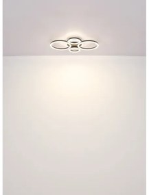 Globo 48039-40 - LED stropné svietidlo LORETTA LED/40W/230V pr. 35,5x53 cm čiern