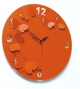 Designové hodiny D&D 206 Meridiana 38cm (více barevných verzí) Meridiana barvy kov oranžový lak