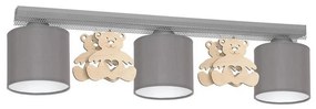 Detské stropné svietidlo BEAR 3xE27/60W/230V