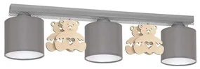 Milagro Detské stropné svietidlo BEAR 3xE27/60W/230V MI0552