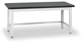 Pracovný stôl do dielne BL, stolová doska MDF + PVC, nosnosť 1000 kg, 1800 mm
