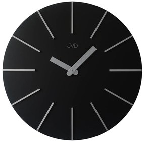Dizajnové nástenné hodiny JVD HC702.2 čierna