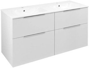 Sapho Sapho, CIRASA umývadlová skrinka 118,4x64x46cm, biela lesk, CR121-3030-21