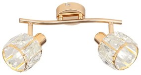 Bodové svietidlo DUBAI 2xE14/40W/230V rose gold