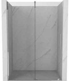 Mexen Velar posúvacie sprchové dvere 130 cm, Priehľadné, Chrómová - 871-130-000-01-01