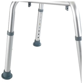 Sedacia stolička s operadlom do sprchy Wenko Stool With Back, 54 × 49 cm