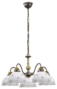 Kolarz 731.85.70 - Luster na reťazi NONNA 5xE27/75W/230V