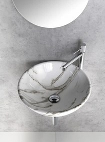 Sapho Sapho, TETRIS umývadlo s držiakom pre podomietkovou batériu, čierna matná, TZ429-01