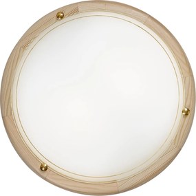 Rabalux UFON stropné drevené svietidlo 2x60W/E27/IP20 - svetlé drevo, 38 cm