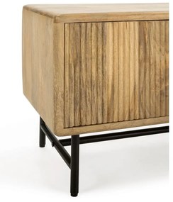 TV stolík z mangového dreva v prírodnej farbe 145x50x40 cm Mundra – MOME