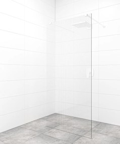 Sprchová zástena Walk-in 90 cm SAT vo farbe profilu biela SATBWI90MRZAVB