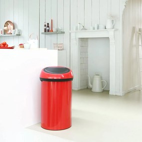 Brabantia Touch Bin 60L Žiarivo červená