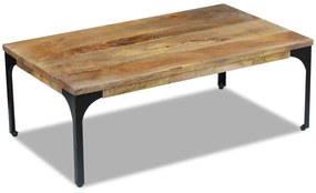 Konferenčný stolík z mangového dreva, 100x60x35 cm