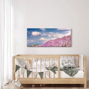 Obraz - Japonská jarná krajina (120x50 cm)