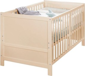 Postieľka s nastaviteľnou výškou 70x140 cm v prírodnej farbe Easy Sleep – Roba