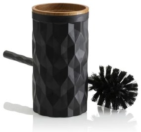 Kúpeľňový set REINA 5 ks čierna/hnedá