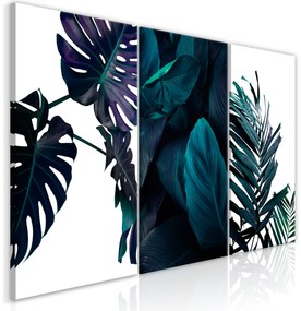 Artgeist Obraz - Cold Leaves (3 Parts) Veľkosť: 120x60, Verzia: Premium Print