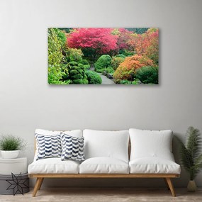 Obraz na plátne Záhrada kvetina strom príroda 140x70 cm
