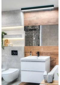 MAXLIGHT W0266 - LED Stm. kúp. osvetlenie zrkadla LINEAR LED/36W/230V IP44 čierna