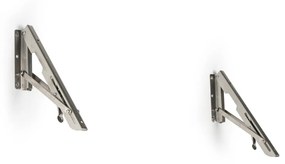 Nástenná polica, sklopná, 800 x 320 mm, breza