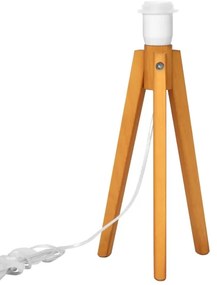 Stolná lampa ALBA 1xE27/15W/230V biela/zlatá/dub