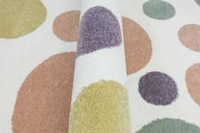 Detský koberec LIMA M042A krémový / ružový