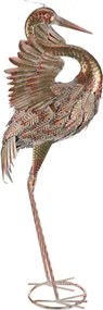 Volavka 84 cm - kovová záhradná dekorácia