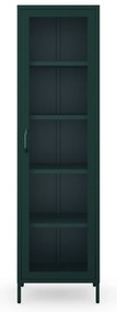 Vitrína LUIGI, 500 x 1800 x 350 mm, Modern: fľaškovo zelená