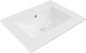 Mexen Atena umývadlo zapustené do dosky 61 x 46 cm, biele - 25016000