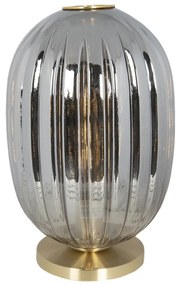 Nočná lampa GREY METAL LOOK Ø20*35