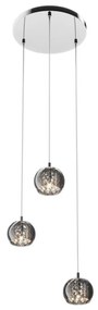Zuma Line P0076-03M-B5FZ - Krištáľový luster na lanku CRYSTAL 3xG9/42W/230V ZL0040