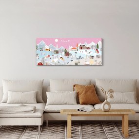 Obraz - Čarovná zima (120x50 cm)