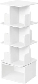 XXXLutz OTOČNÝ REGÁL, biela, 40/124,6/40 cm Boxxx - Kancelárske regály - 002543076201