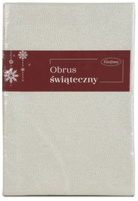 VIANOČNÝ OBRUS FLASH 4 85X85 CM ŠAMPANSKÝ