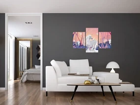 Obraz - Jednorožec v magickom lese (90x60 cm)