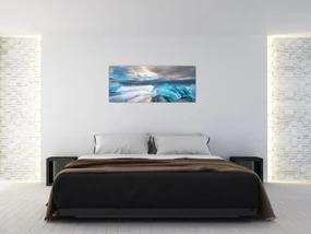 Obraz - Diamantová pláž (120x50 cm)