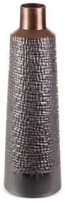 KERAMICKÁ VÁZA MORENA (06) (FI) 16X50 CM HNEDÁ