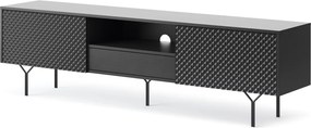 Široká TV skrinka Raven, čierna