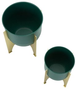 Kovové obaly na kvetináče v súprave 2 ks ø 24 cm Grent Shet – Mauro Ferretti