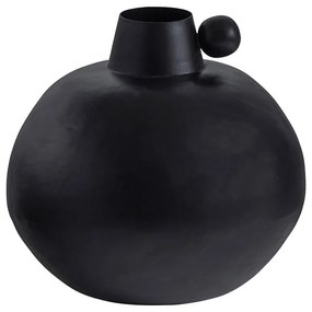 Kovová váza katita čierna MUZZA